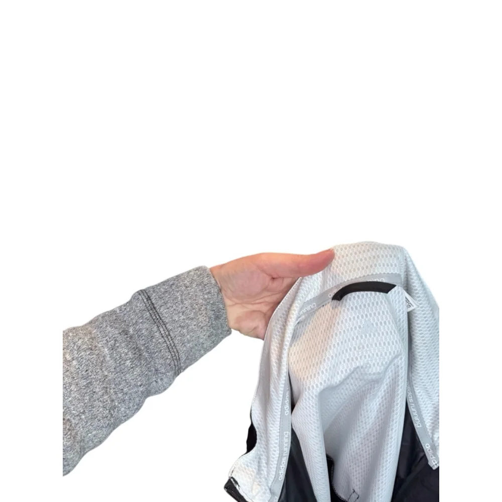 Men's Adidas Black & White Windbreaker Jacket L